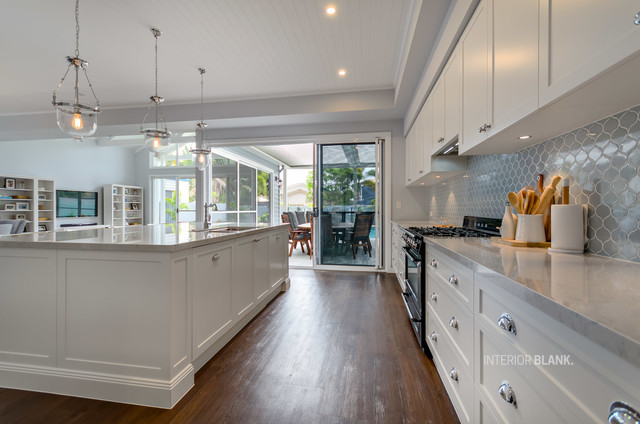 The Classic Hamptons Kitchen maritimt-koekken