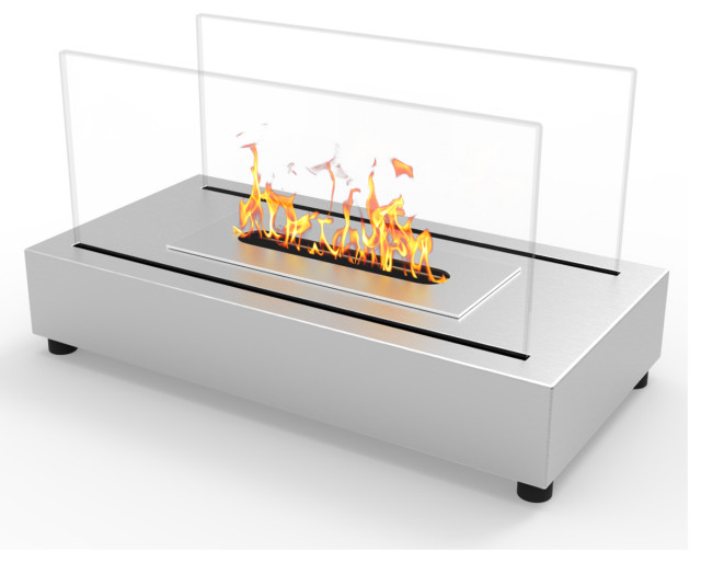 Regal Flame Utopia Ventless Tabletop Portable Bio Ethanol Fireplace In Blue Fireplaces Regal Flame Utopia Ventless Tabletop, Portable Tabletop Fireplace