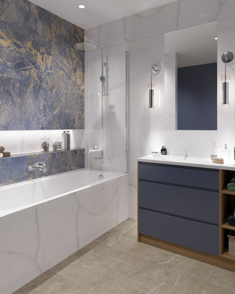 Ванная комната по фен-шую, частный дом 200 кв.м