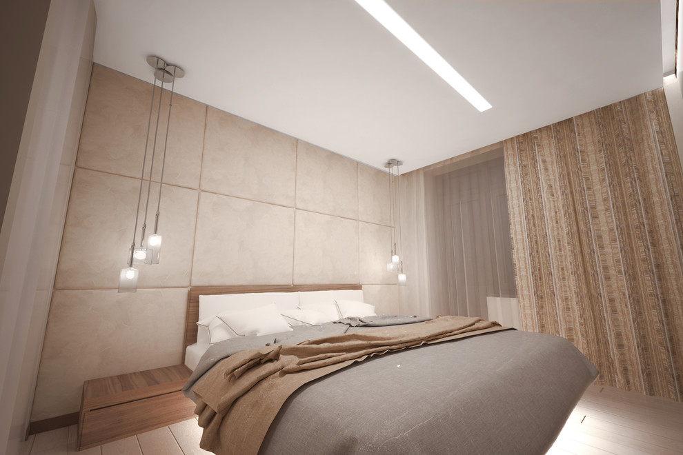 квартира со шпонированными панелями