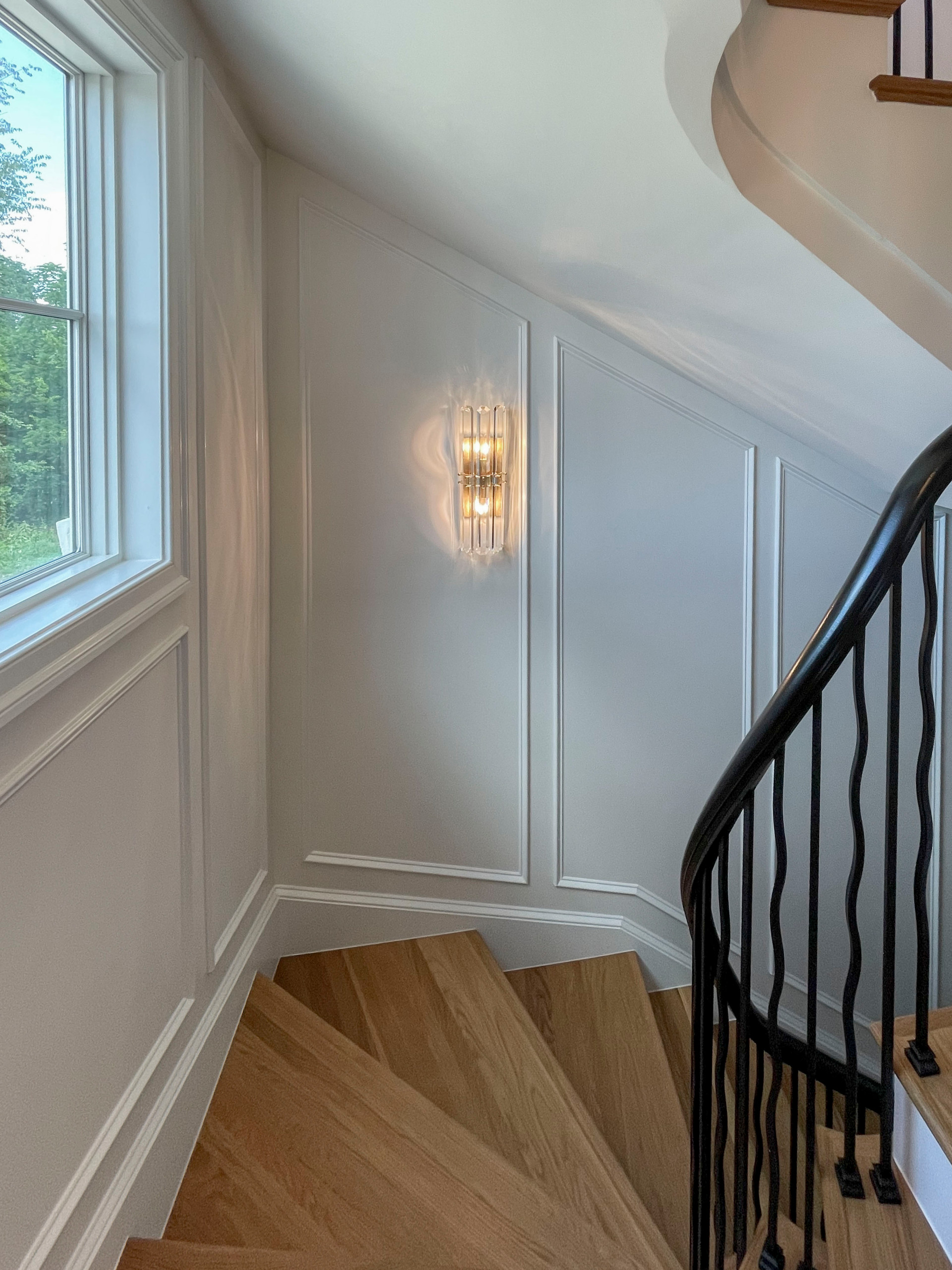 106_Modern Balustrade System Meets Traditional Winding Stairs, Aldie VA  20105