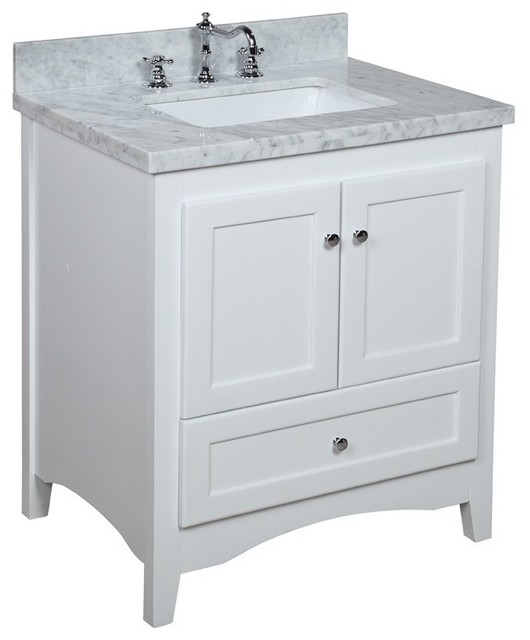 Abbey Bath Vanity Transitional Bathroom Vanities And Sink Consoles By Kitchen Collection Houzz Abbey Bath Vanity Transitional, 30 Inch Bathroom Vanity With Carrara Marble Top