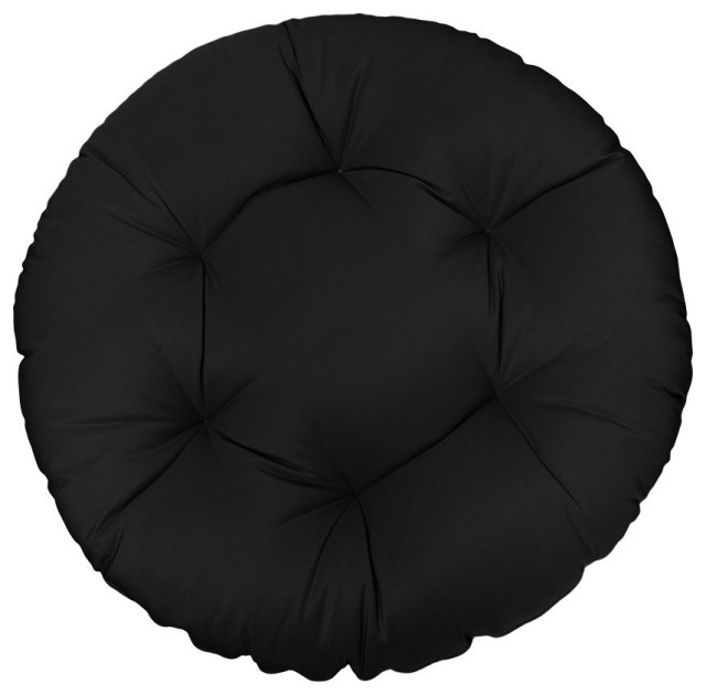 AD109 48"x6" Round Papasan Ottoman Cushion 12 Lbs Fiberfill Polyester Out/Indoor Transitional