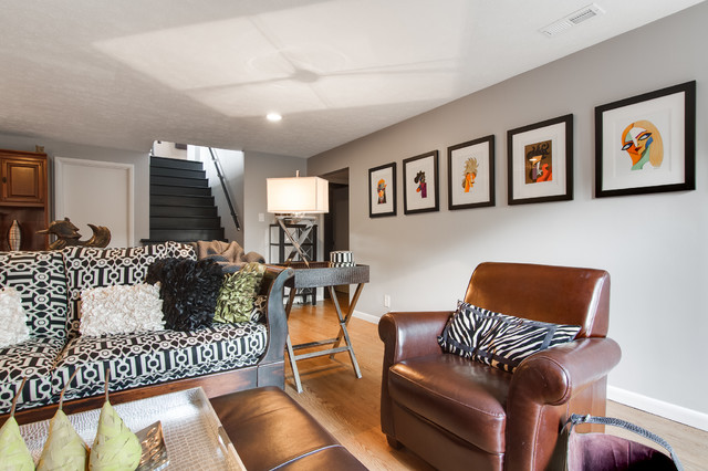 Five Oaks Place contemporary-basement
