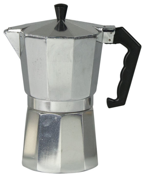 Home Basics Aluminum Espresso Maker Traditional Espresso Machines
