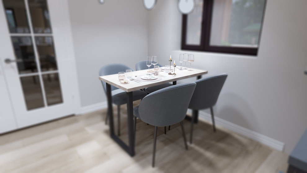 Частичный дизайн дома, где соединились практичность и красота.