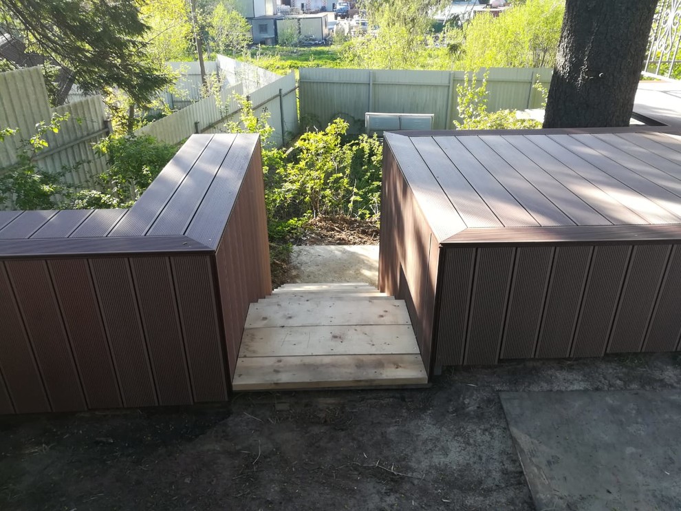 Террасная система у загородного дома