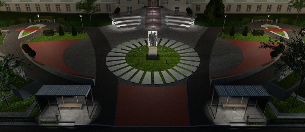 Эскизный проект благоустройства сквера у НТИ НИЯУ МИФИ Новоуральск.