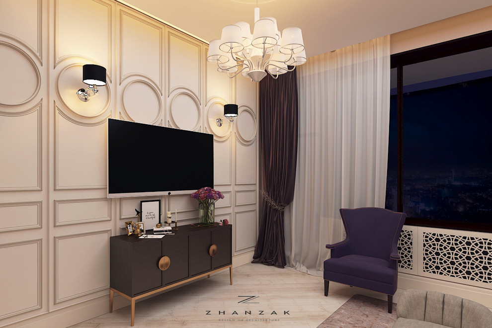 Спальня в пентхаузе.