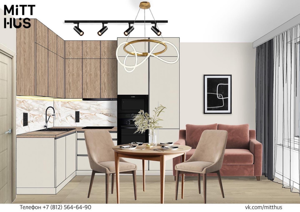 Однокмнатная квартира в ЖК Статус у Парка Победы