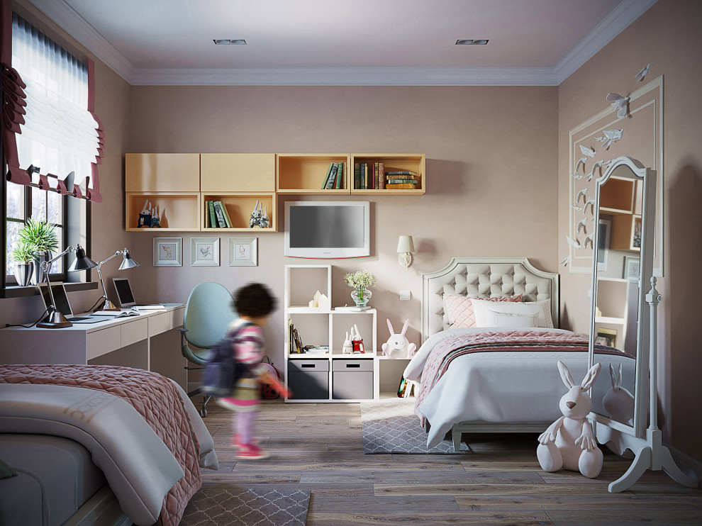 Детская комната для двух девочек