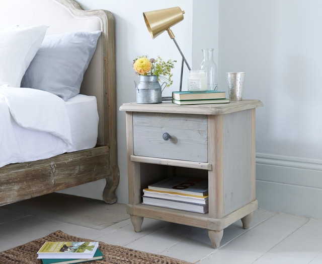 Polder side table farmhouse-bedroom