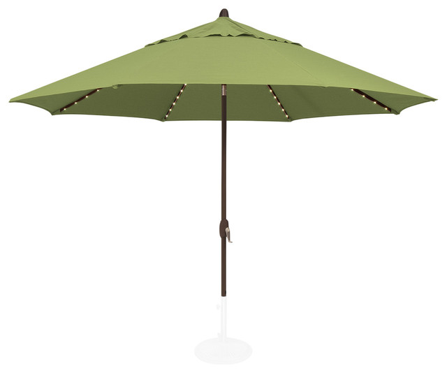 Lanai Pro 11 Octagon Market Umbrella Star Lights Contemporary Outdoor Umbrellas By Simplyshade