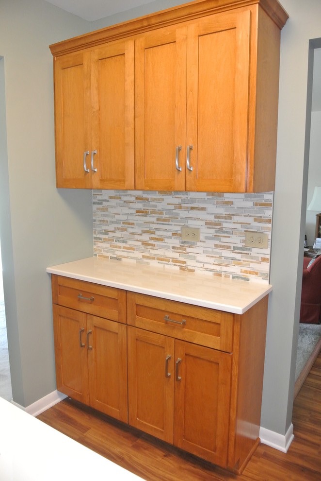 Home design - small transitional home design idea in Chicago