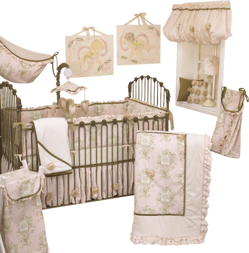 Lollipops and Roses 8pc Crib Bedding Set