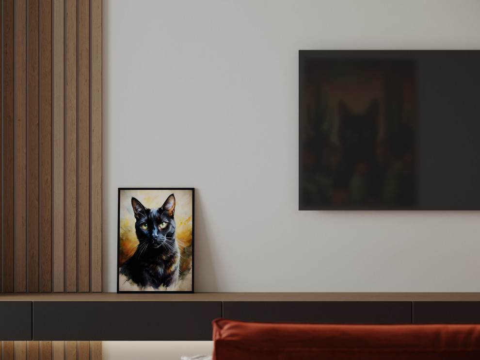 Визуализация интерьера гостиной-спальни