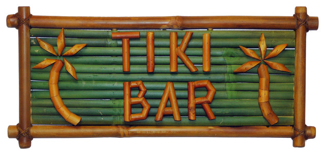 Tiki Bar Bamboo Sign Novelty Signs By Bamboo54 Tiki Bar Bamboo Sign Novelty Signs