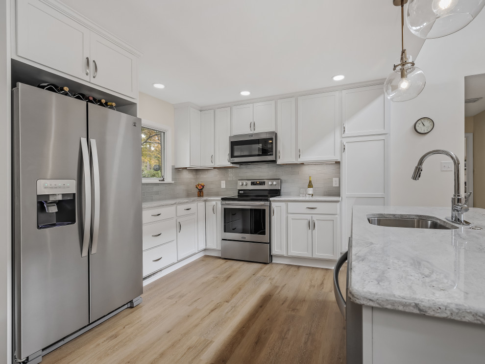 Transitional Kitchen Design Whispering Pines, NC - Transitional ...