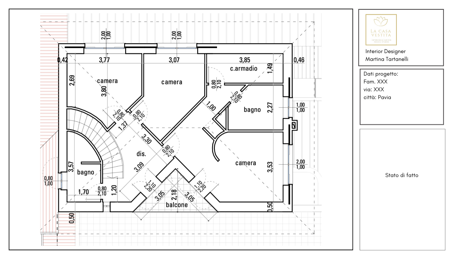 Planimetria stato di fatto