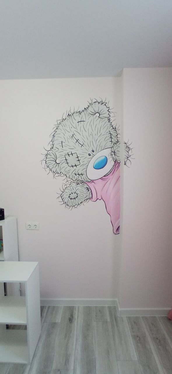 Роспись "Мишка"