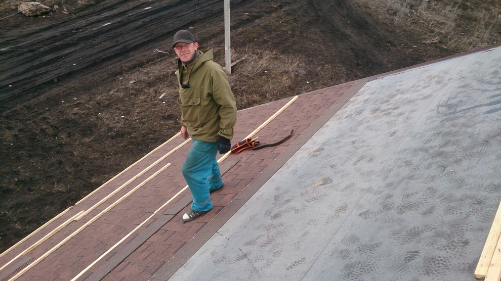 Теплый дом.Клееный брус