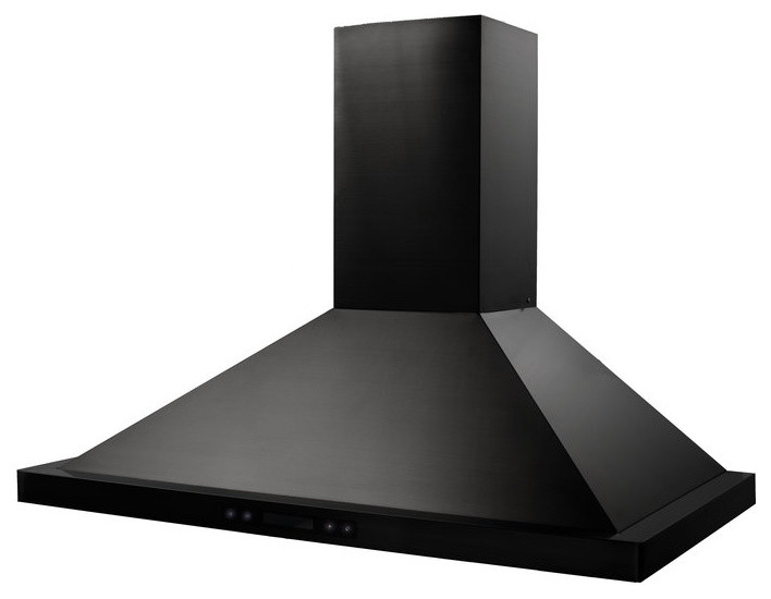 ZLINE 48 in. 760 CFM Wall Mount Range Hood in Black Stainless Steel