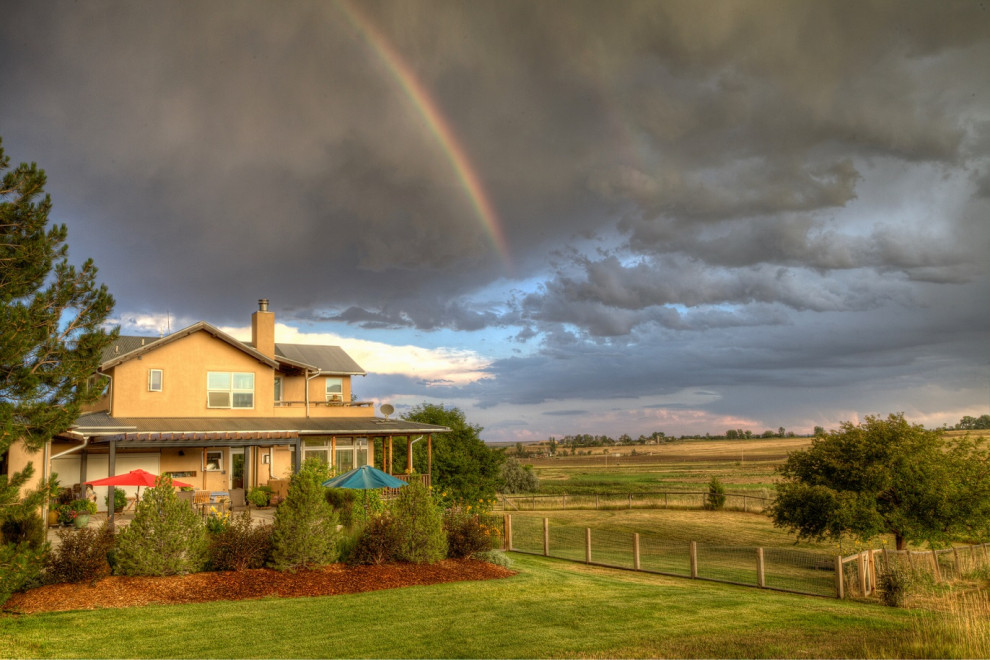 Inspiration for a contemporary home design remodel in Denver