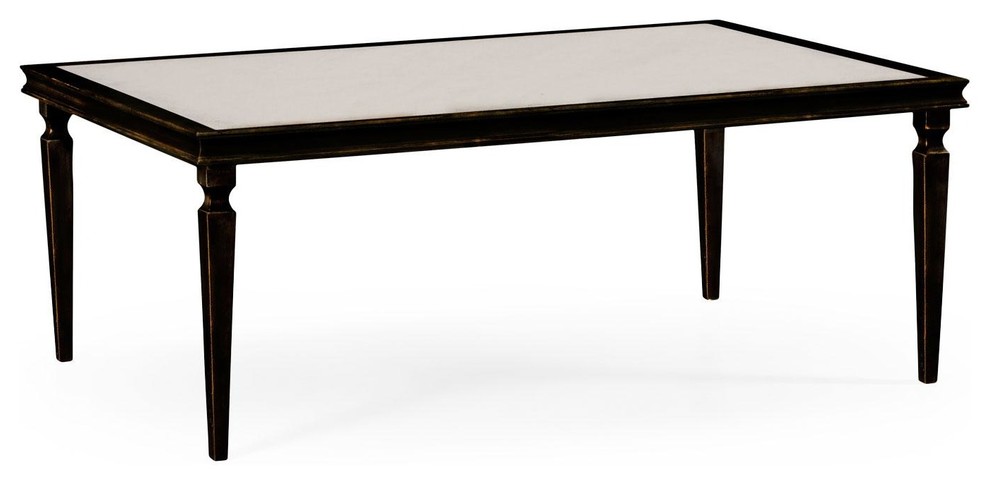 Jonathan Charles Cocktail Table Antiqued