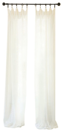 La Rosa Metallic Semi Sheer Rod Pocket Curtain Single Panel Traditional Curtains By Xia Home Fashions Houzz La Rosa Metallic Semi Sheer Rod Pocket
