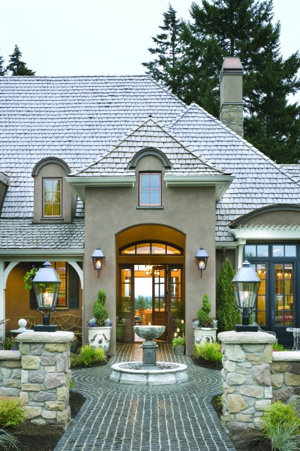 French Country Elegance - Traditional - Exterior 