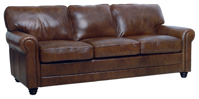 Giovanni Leather Sofa Traditional Sofas By Luke Furniture Giovanni Leather Sofa