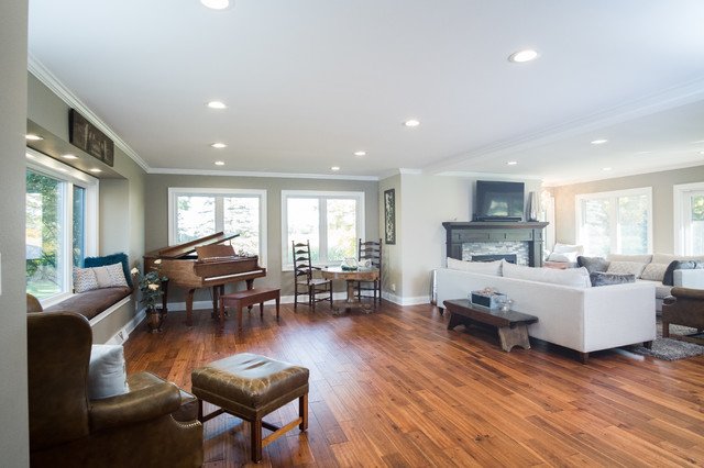 Formal Living Room And Family Room Opened Up And Combined