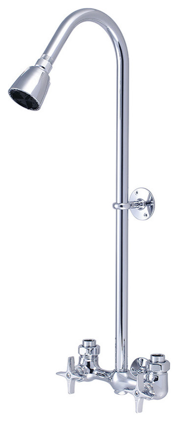 Central Brass Two Handle Exposed Shower Set