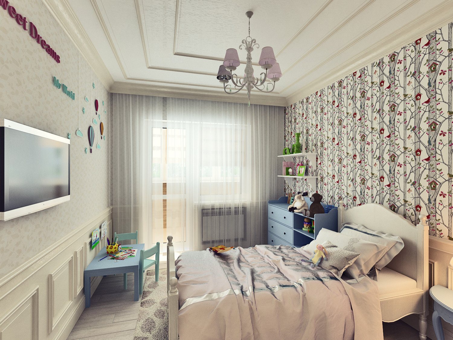 Дизайн интерьеров 3х комнатной квартиры.Классика.