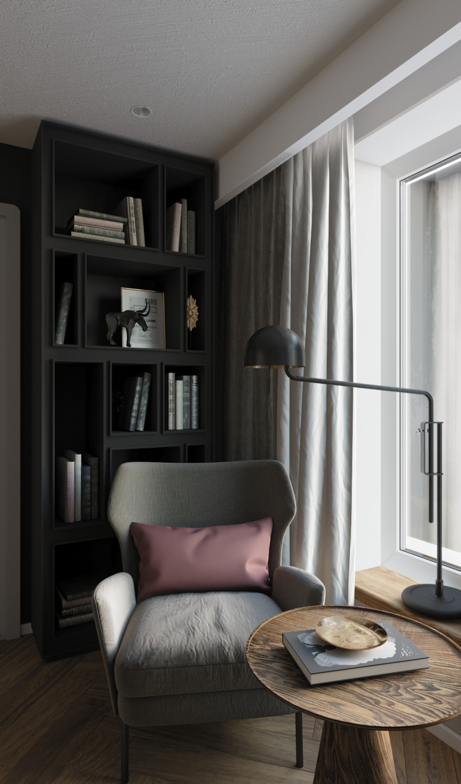 Гостиная в загородном доме