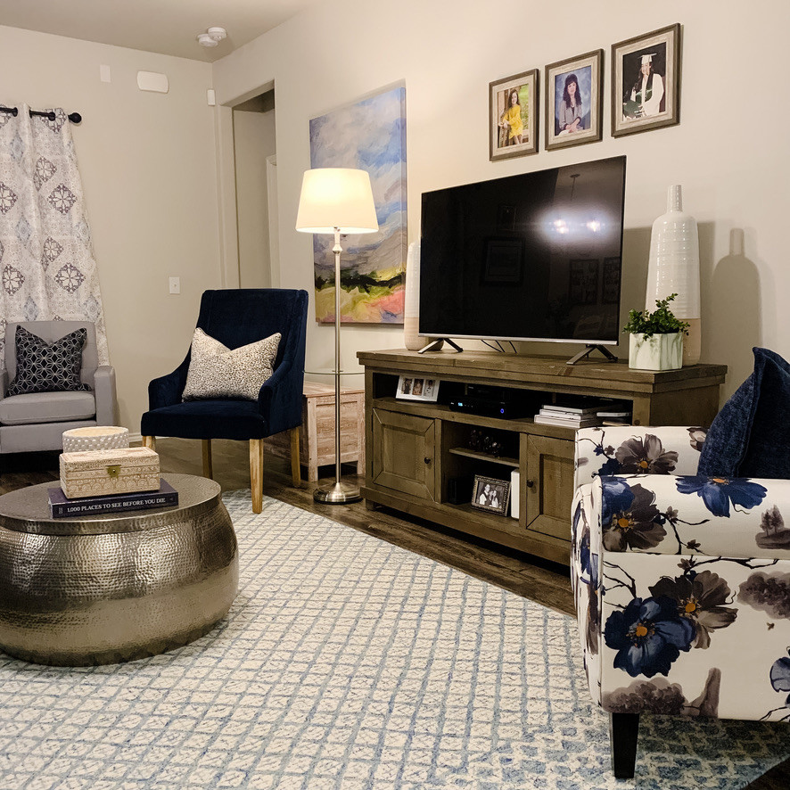 Missouri City Living and Dining Room