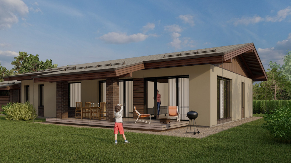 Практичный одноэтажный дом в г. Пенза