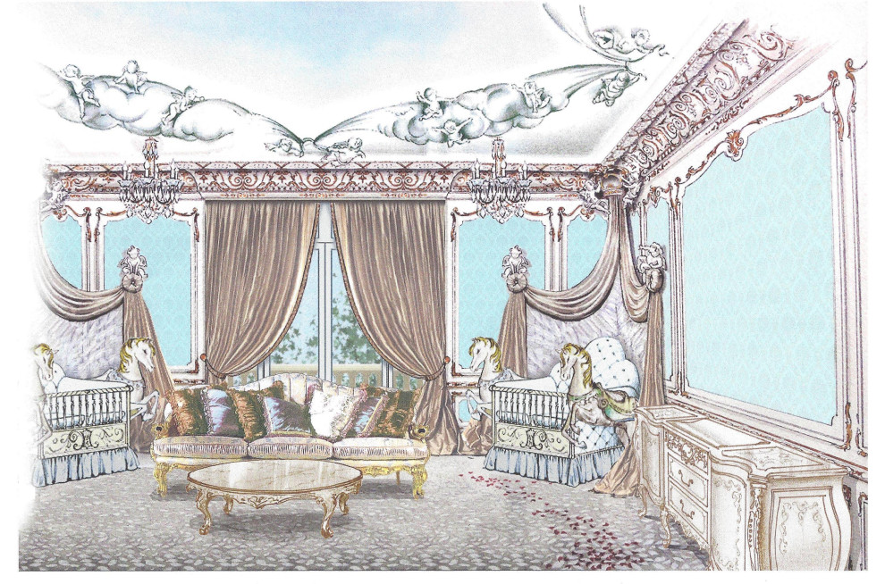Childrens Rooms - Room for a Royal Saudi Arabian child