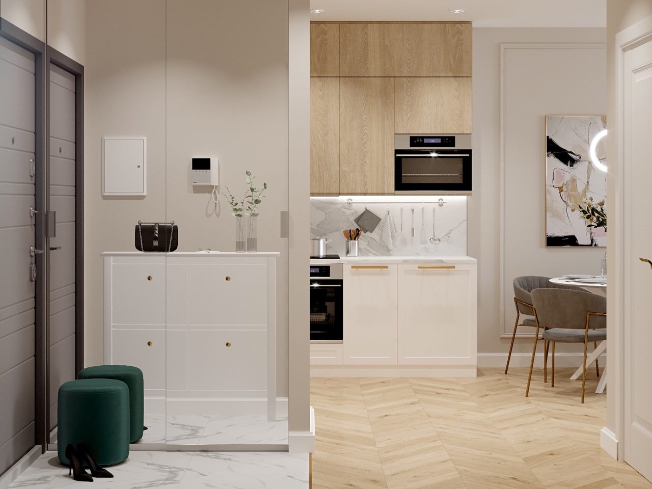 ЖК Авиатика, 2 комнаты, 40 м²