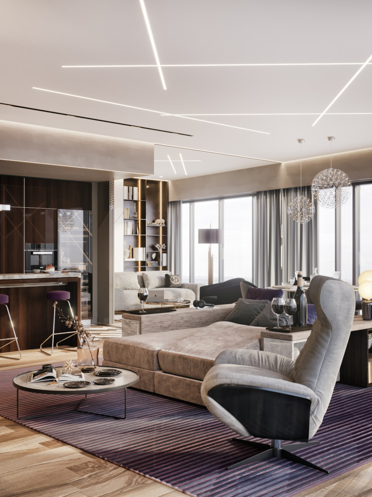 Apartments in the skyscraper «OKO»