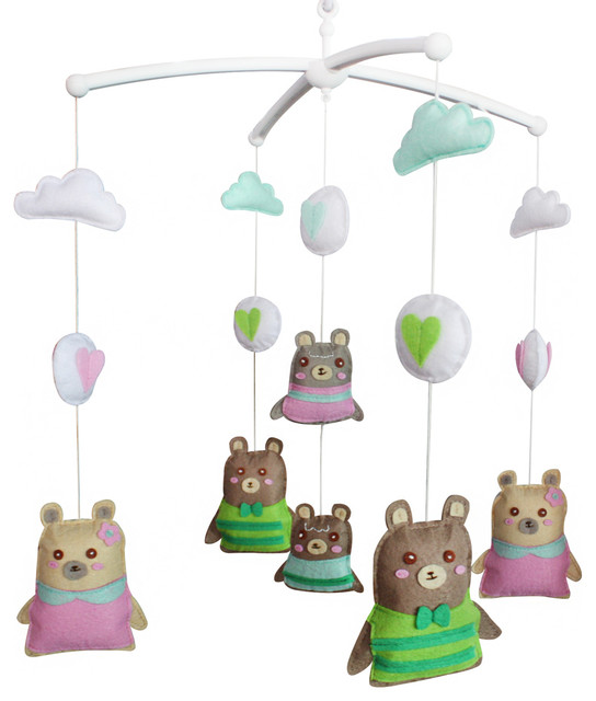 Baby Crib Mobile Music Box Holder With Toys, Baby Musical Mobile - Modern - Baby  Mobiles - by Blancho Bedding | Houzz