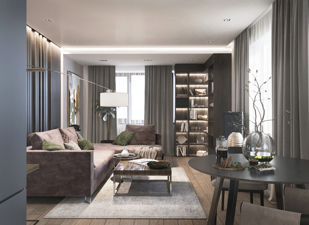 Эскизный дизайн гостиной