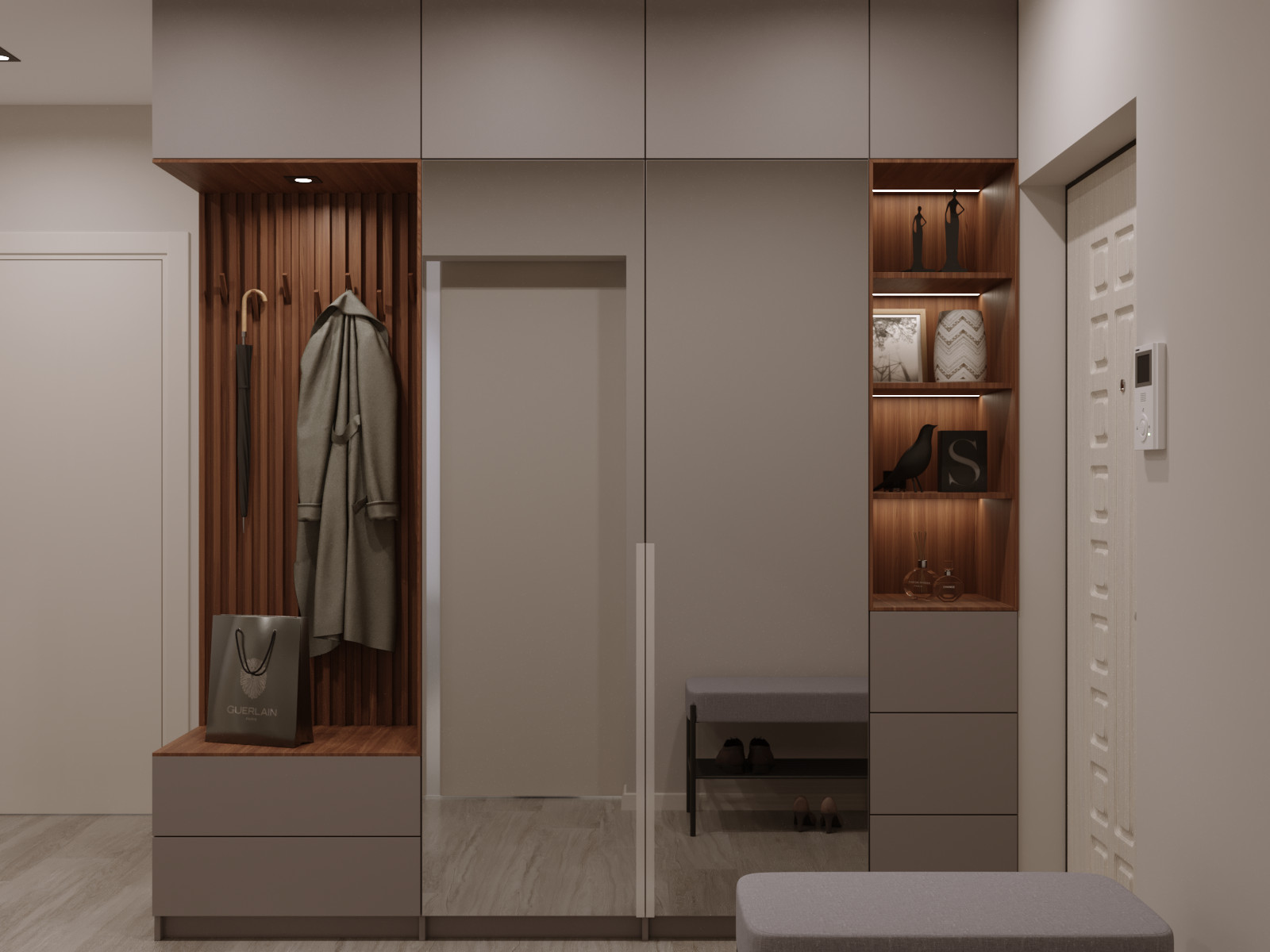 Современная квартира в новостройке.