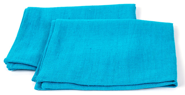 turquoise towel set