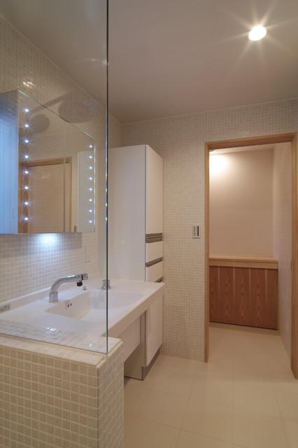 万野原新田の家 bagno-di-servizio