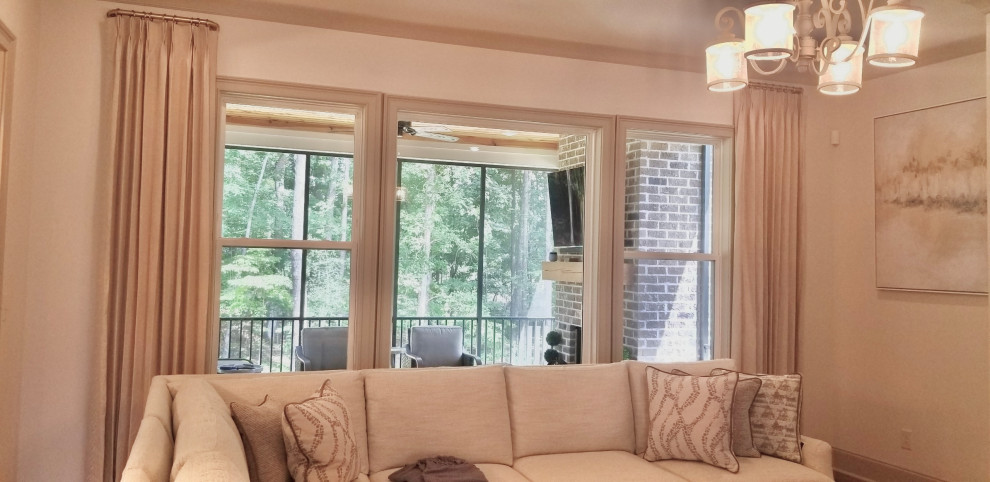 Bartram Trail Double Drapery Install