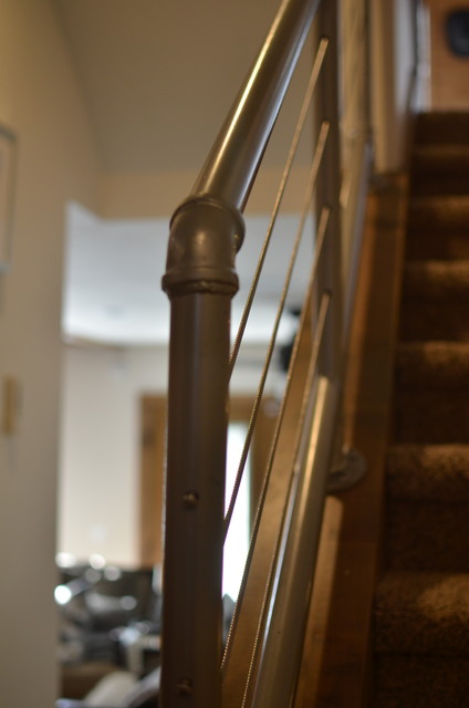 Interior - Horizontal Steel Railing Systems contemporary-staircase