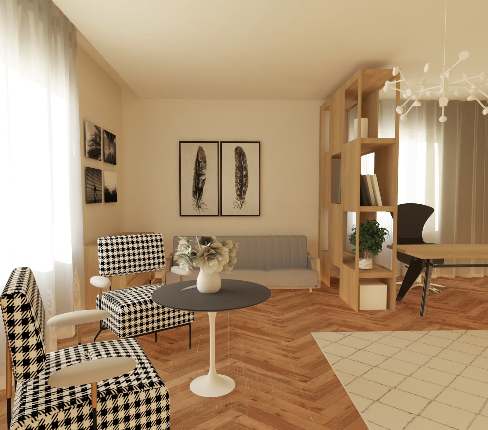 Проект трехкомнатной квартиры