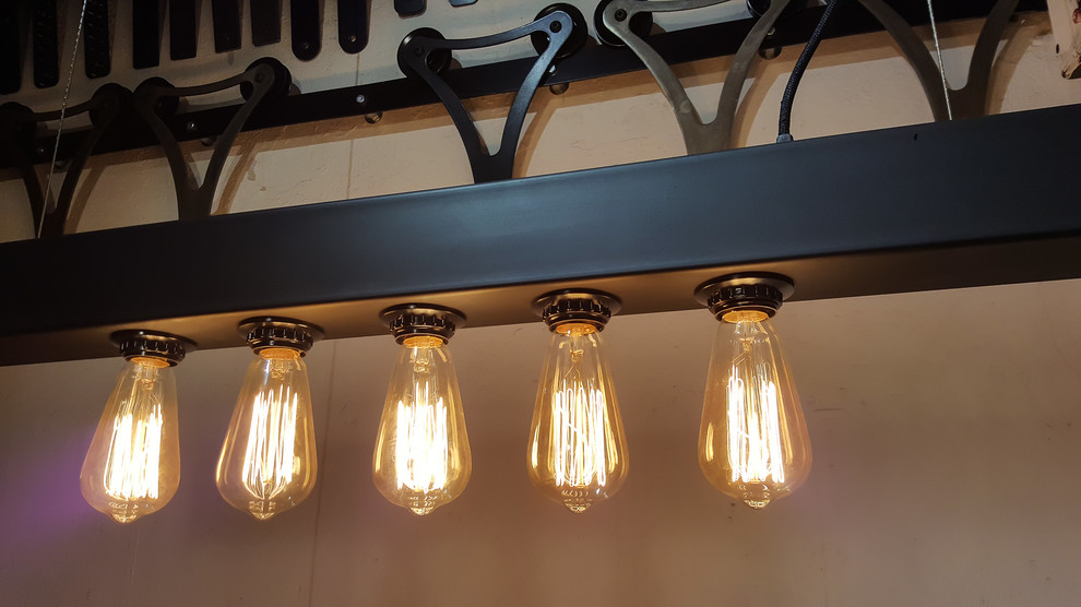 Светильник Zeppelin с пятью лампами Эдисона