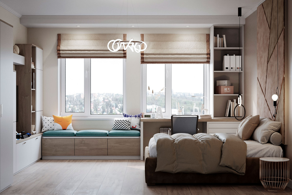 Двухэтажный дом для большой семьи